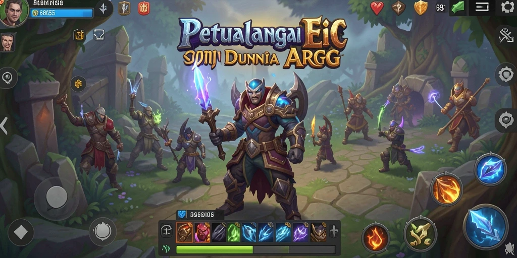 Tangkapan layar dari gameplay seru di 8055 dengan aksi ARPG epic.