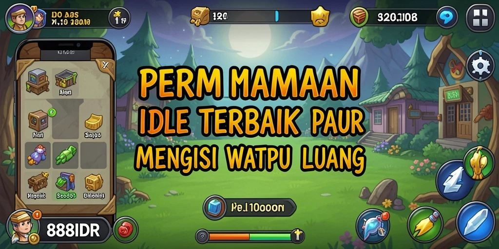 Tampilan gameplay Idle yang menarik di 888IDR.