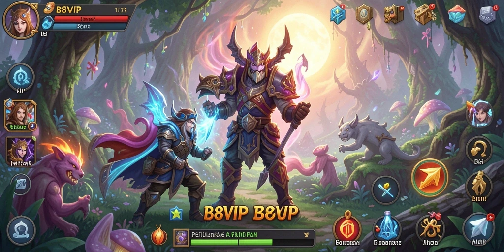 Gameplay seru B8VIP dalam dunia petualangan penuh tantangan.