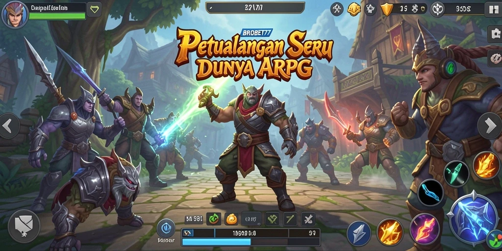Tampilan gameplay menegangkan dalam BROBET77
