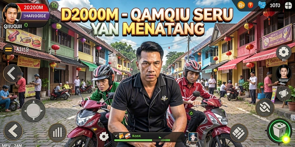 Screenshot gameplay D200M yang seru dan menantang.