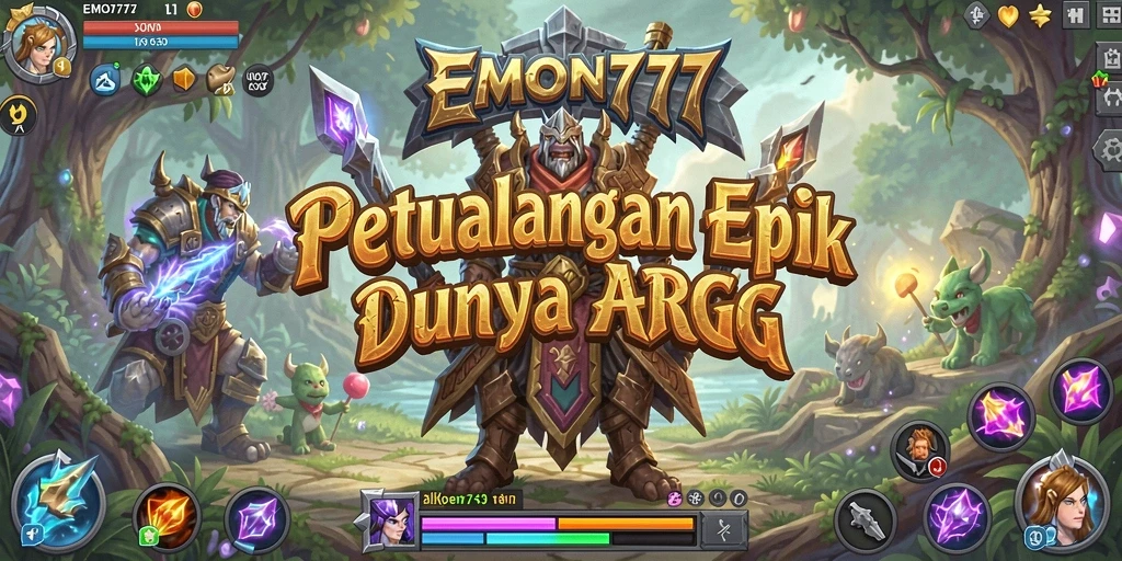 Menampilkan aksi seru dalam game ARPG EMON777.
