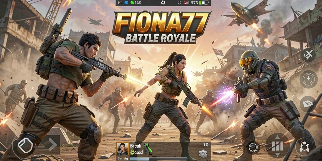 Gameplay menarik dalam pertempuran Battle Royale yang mendebarkan.