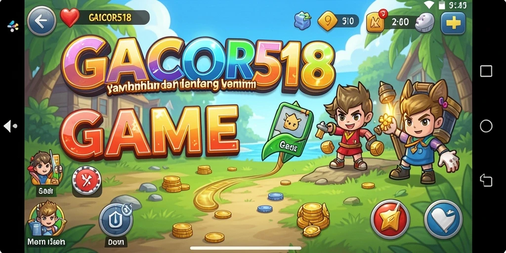 Tampilan gameplay GACOR518 dengan fitur-fitur Idle yang menarik.