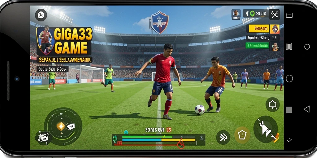 Tampilan gameplay GIGA33 yang menyenangkan dan kompetitif.