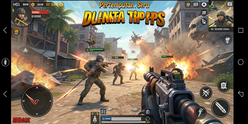 Gameplay seru H03 menampilkan pertempuran intens dalam TPS.