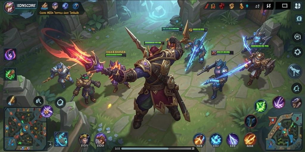 Gameplay seru dan menegangkan dari IDNSCORE.