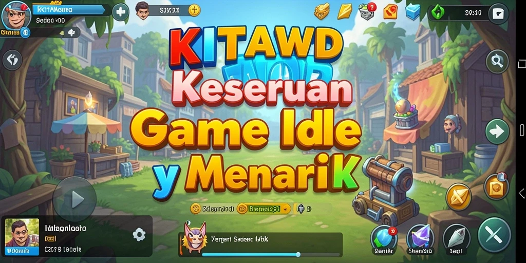 Tangkapan layar menampilkan gameplay yang santai dan mengasyikkan dari KITAWD.