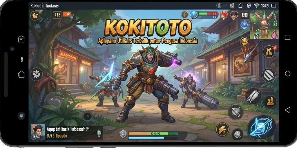 Tampilan antarmuka utama KOKITOTO dengan fitur pengingat dan kalender.