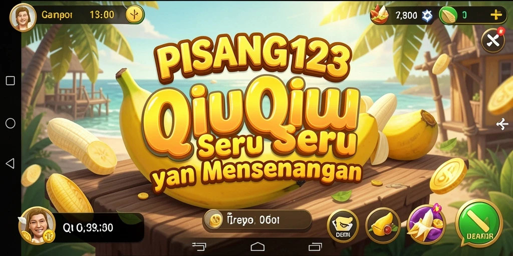 Gameplay seru PISANG123 dalam aksi QiuQiu.