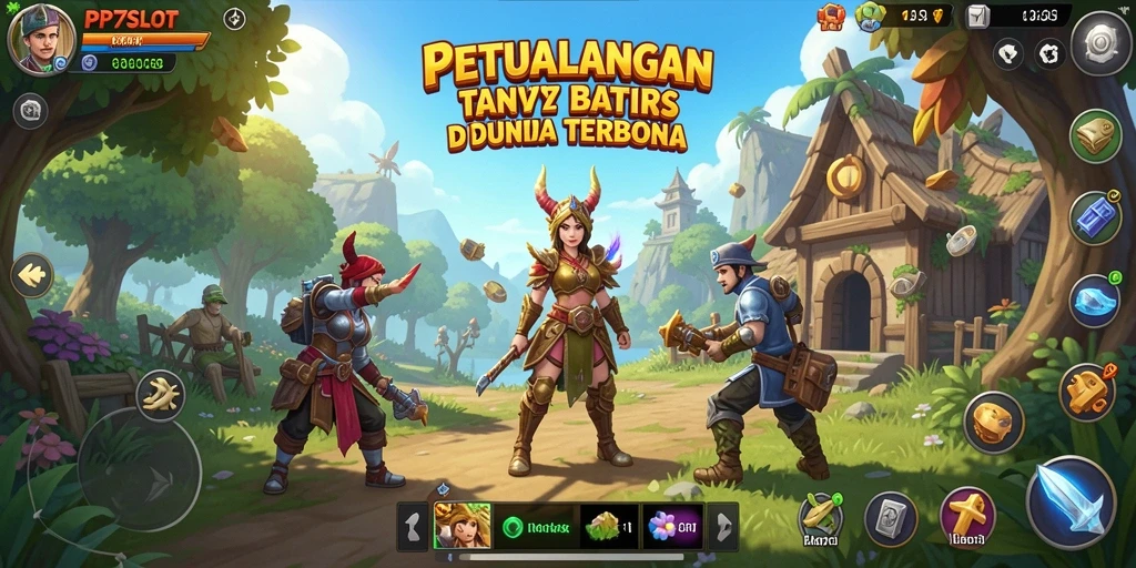 Tangkapan layar utama PP7SLOT menampilkan gameplay Open World yang menarik.