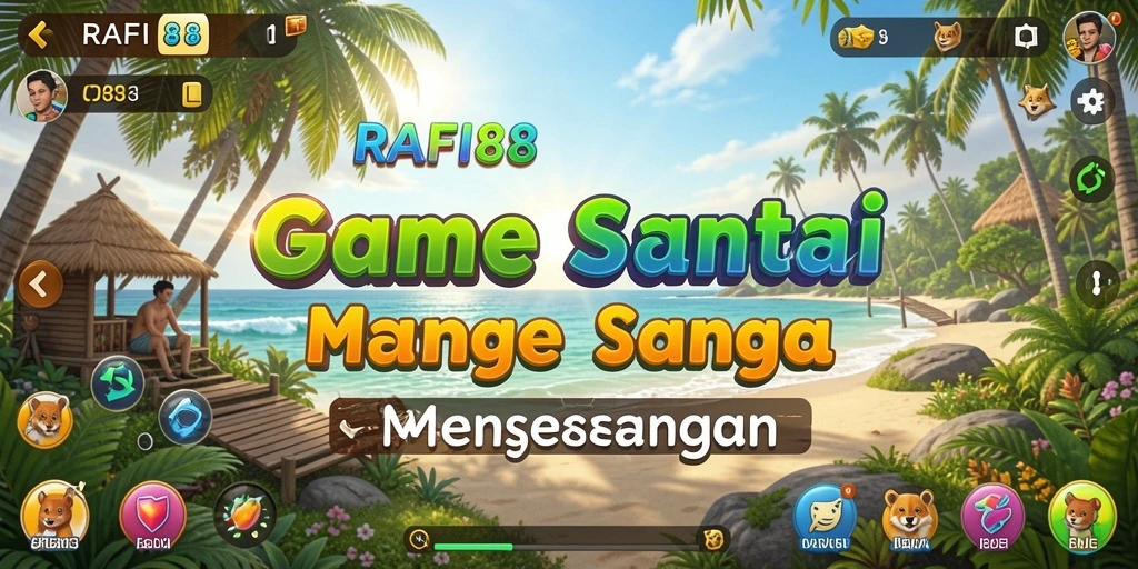 Tampilan gameplay menarik dari RAFI88 yang penuh warna.