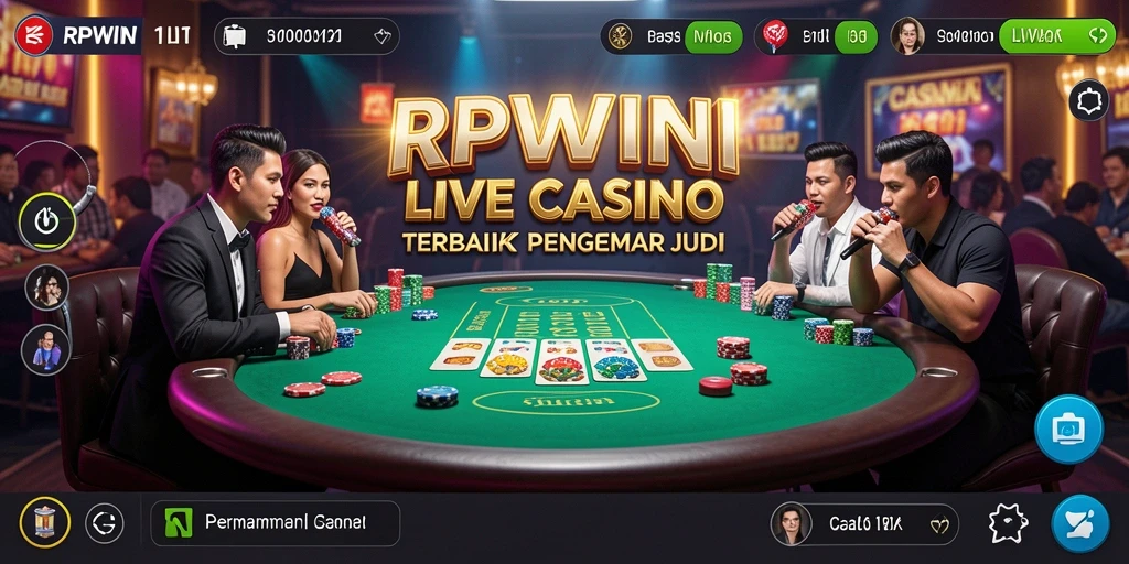 Tampilan gameplay Live Casino yang seru dan interaktif.