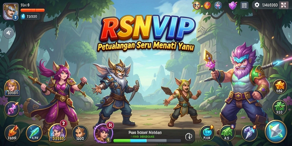 Tampilan gameplay RSNVIP yang mengasyikkan dan penuh petualangan.