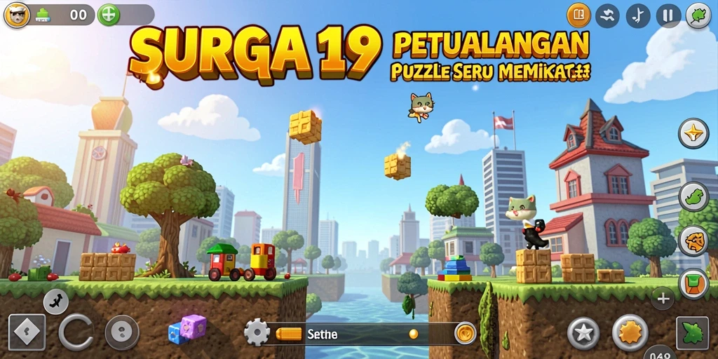 Gameplay SURGA19 yang menantang dengan puzzle menarik.